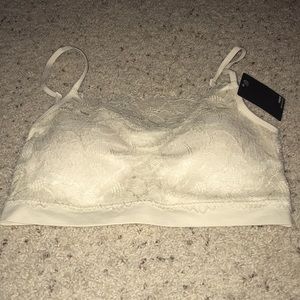 Cream lace Bralette